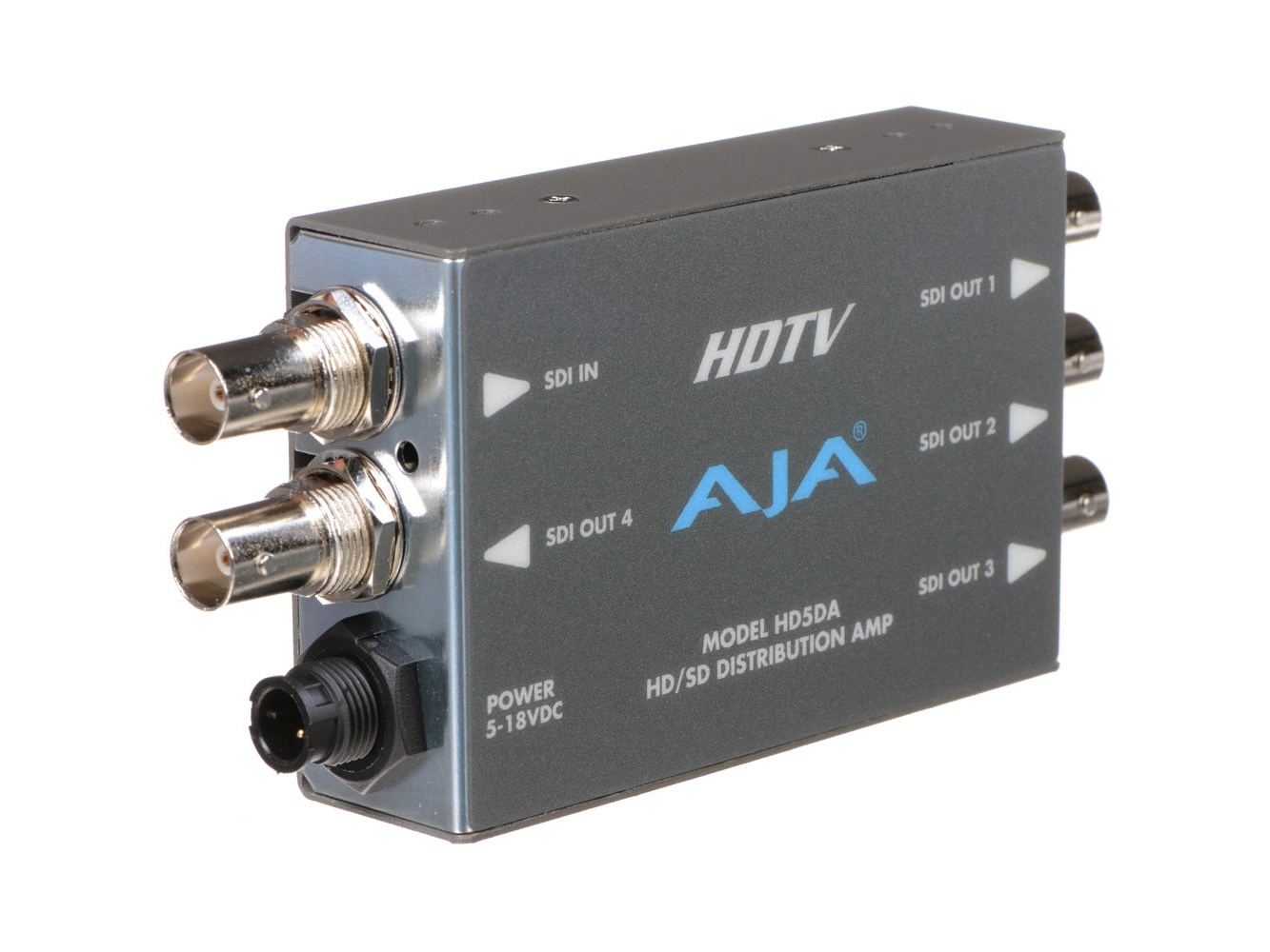 AJA HD5DA-R0 1×4 HD-SDI/SDI Distribution Amplifier Auto Equalize 100m 1.5Gb