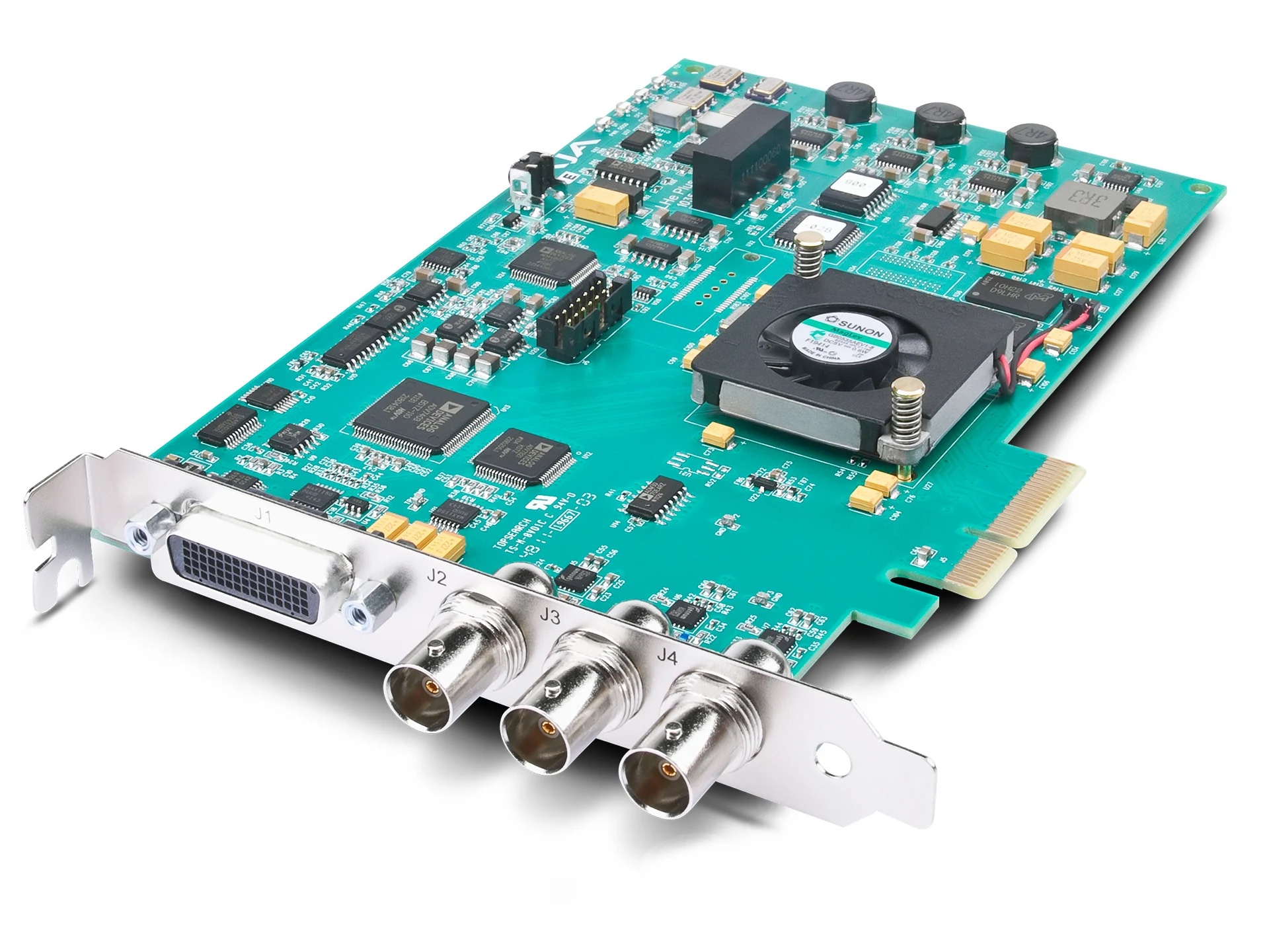 AJA KONA-LHE+-R0 HD/SD 10-bit Digital / 12-bit Analog PCIe Video / Audio I/O Card 1In 2Out Genlock RS-422