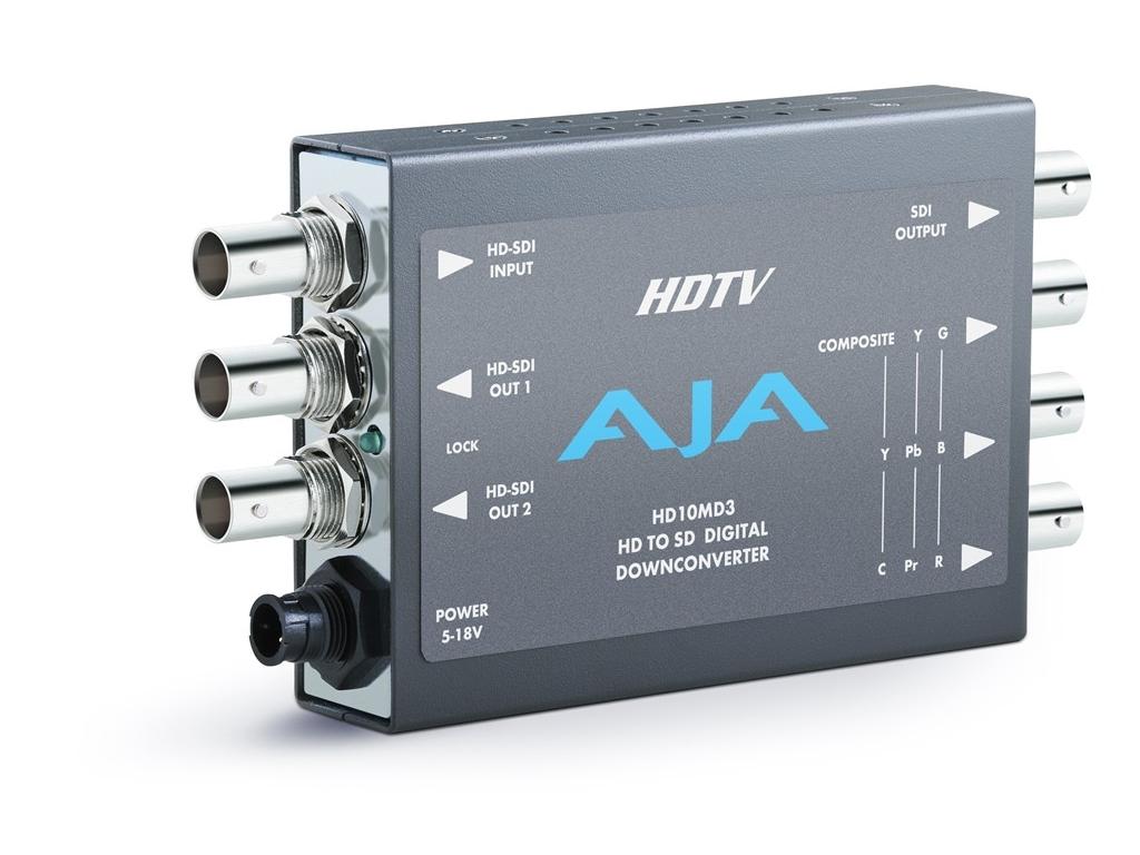 AJA HD10MD3-b Mini Digital Dual Rate HD-SDI to SDI Analog Downconverter