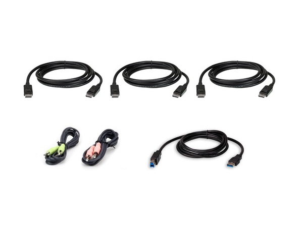 Aten 2L7D02UDPX6 6 inch Dual Display DisplayPort Secure KVM Cable