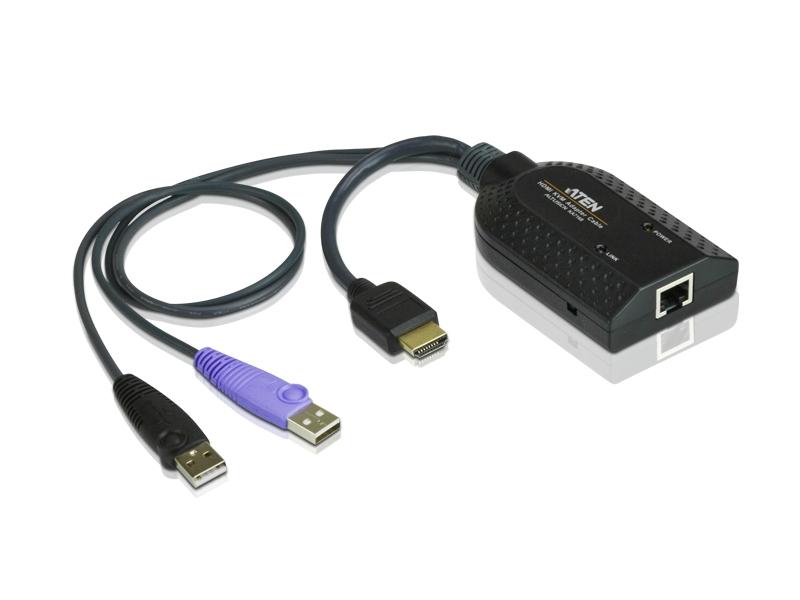 Aten KA7168 HDMI USB KVM Adapter Cable / Virtual Media / Smart Card CAC Reader
