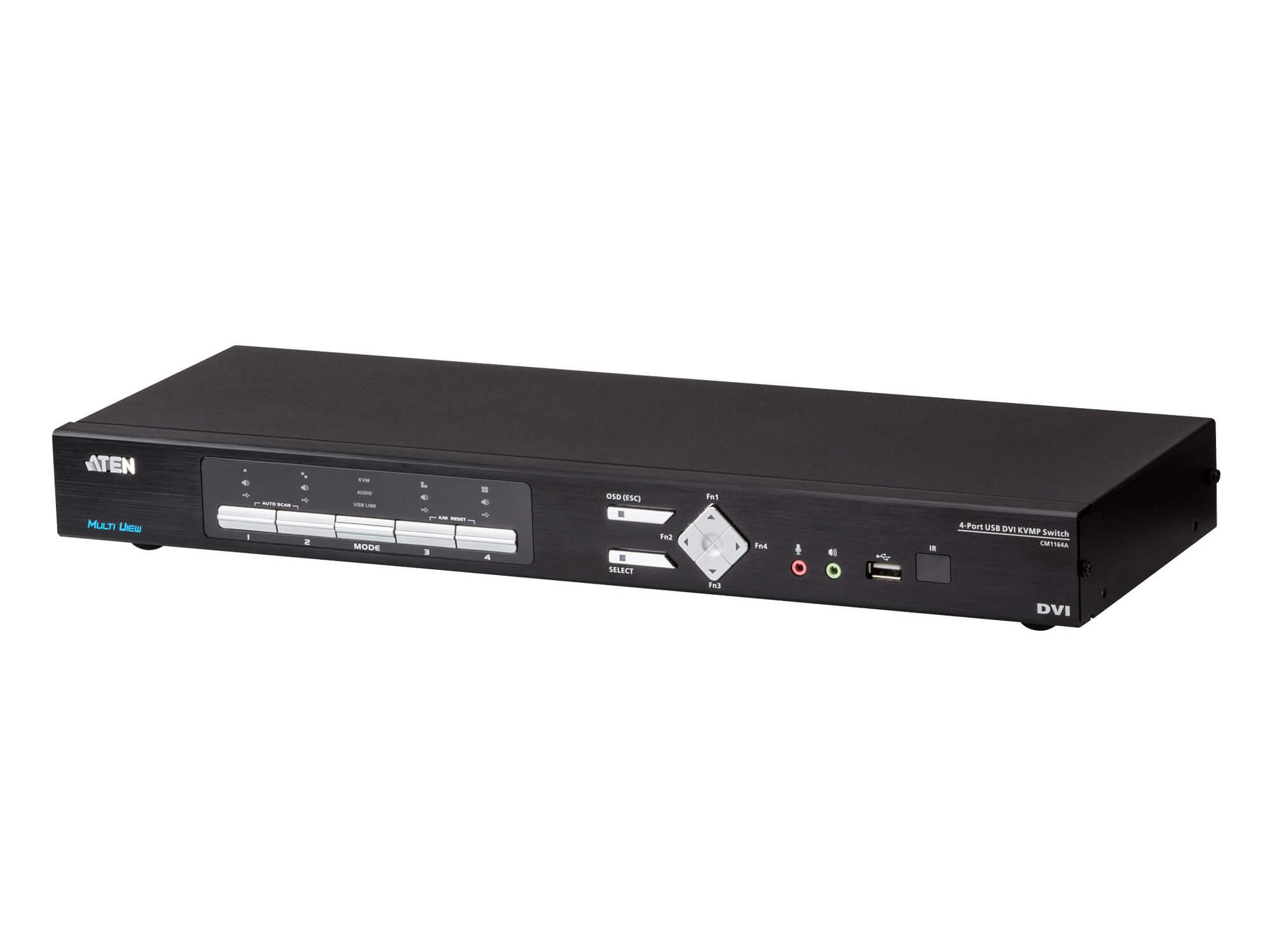 Aten CM1164A 4-Port USB DVI Multi-View KVM Switcher Quad/PiP/PbP/PoP/Full Screen