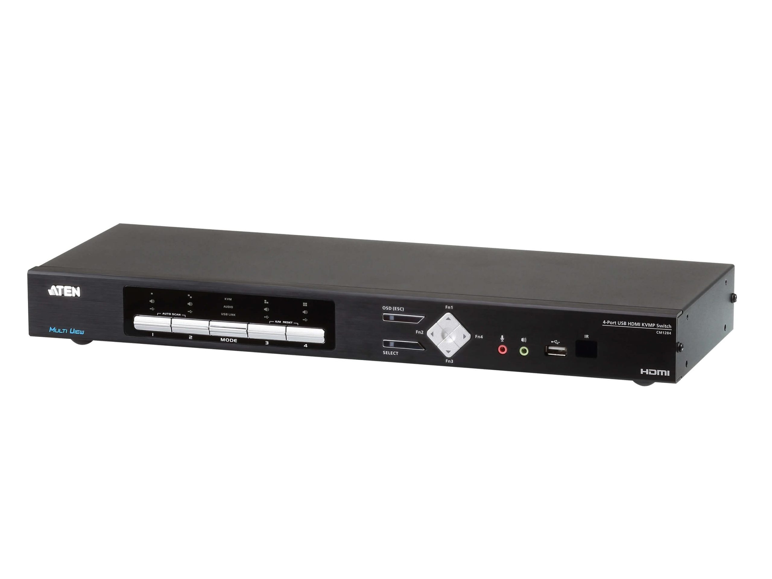 Aten CM1284 4-Port USB 4K HDMI Multi-View KVMP Switch