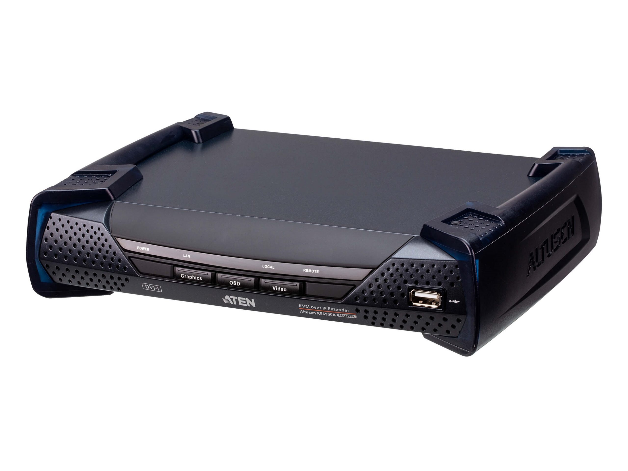 Aten KE6900AR DVI-I Single Display KVM over IP Receiver