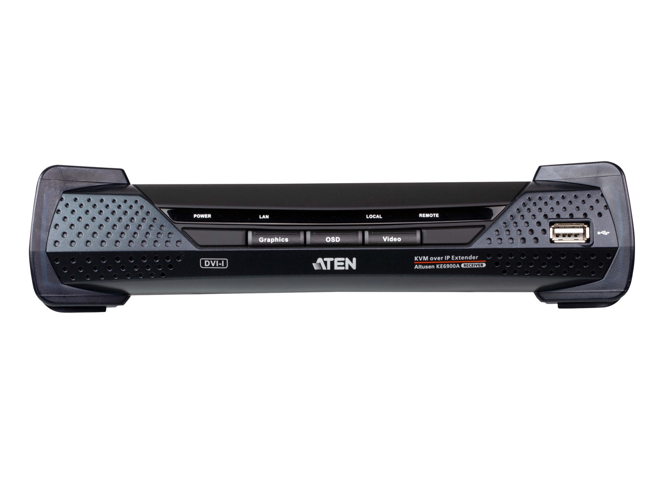 Aten KE6900AR DVI-I Single Display KVM over IP Receiver - Image 2