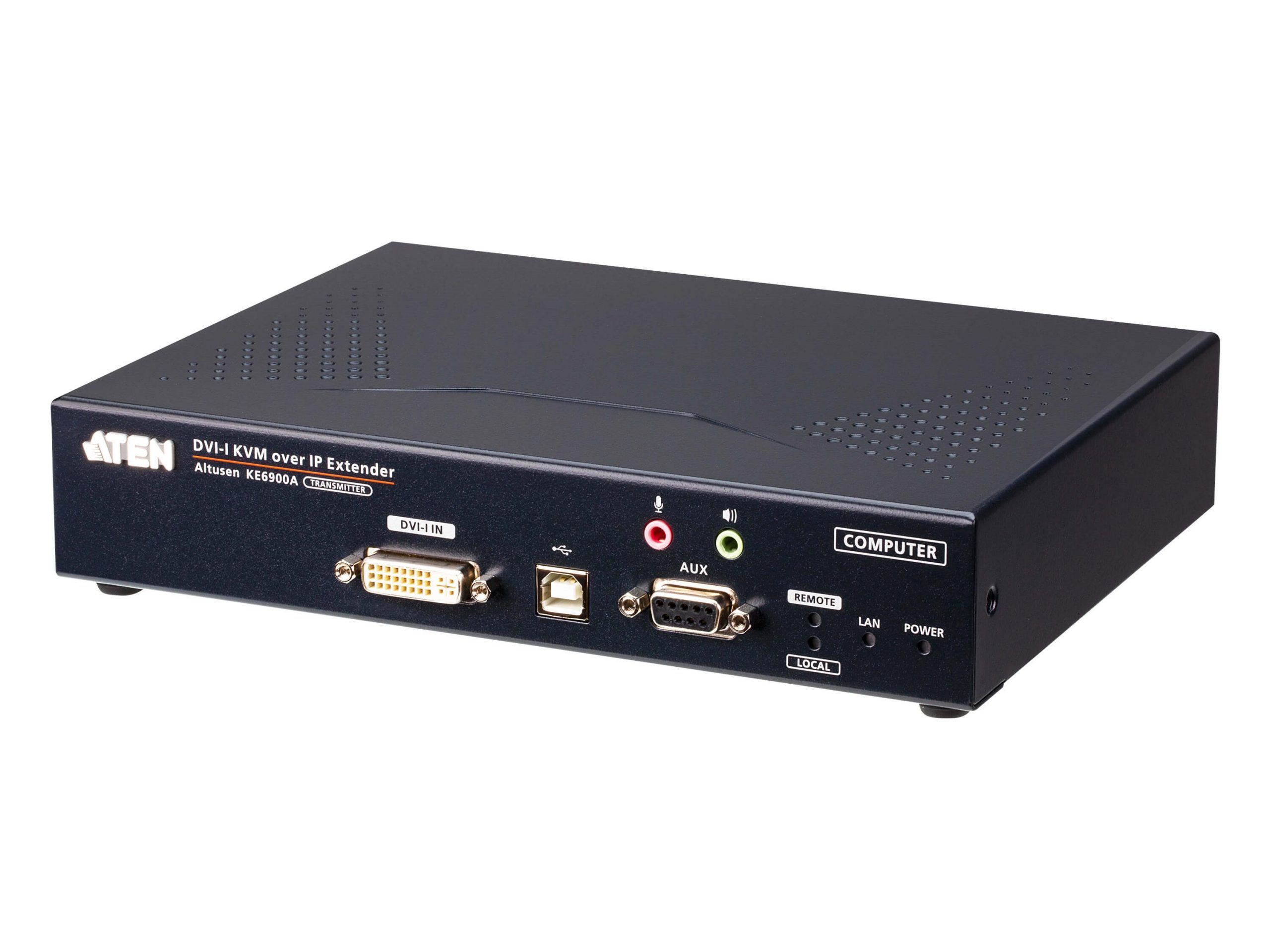 Aten KE6900AT DVI-I Single Display KVM over IP Transmitter
