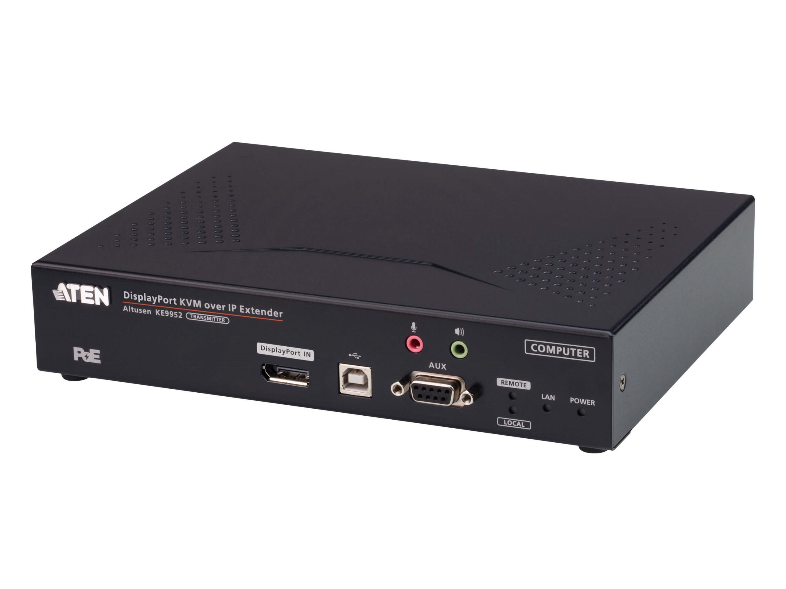 Aten KE9952T 4K DisplayPort Single Display KVM over IP Transmitter with PoE