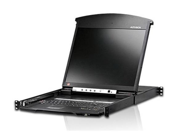 Aten KL1508AiN 8-Port Cat 5 Dual Rail 19in LCD KVM Over the Net Switch