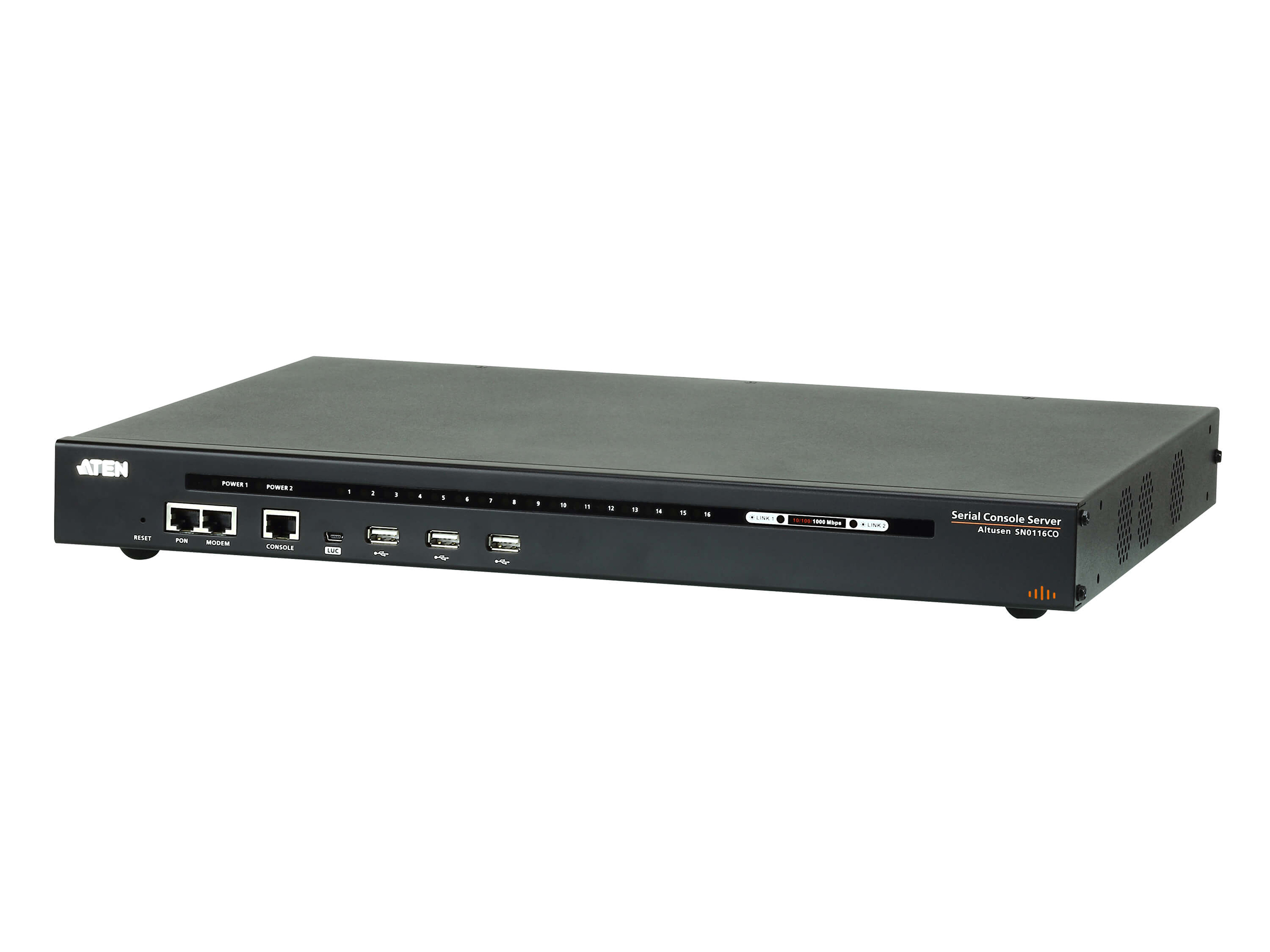 Aten SN0116CO 16-Port Serial Console Server with Dual Power/LAN