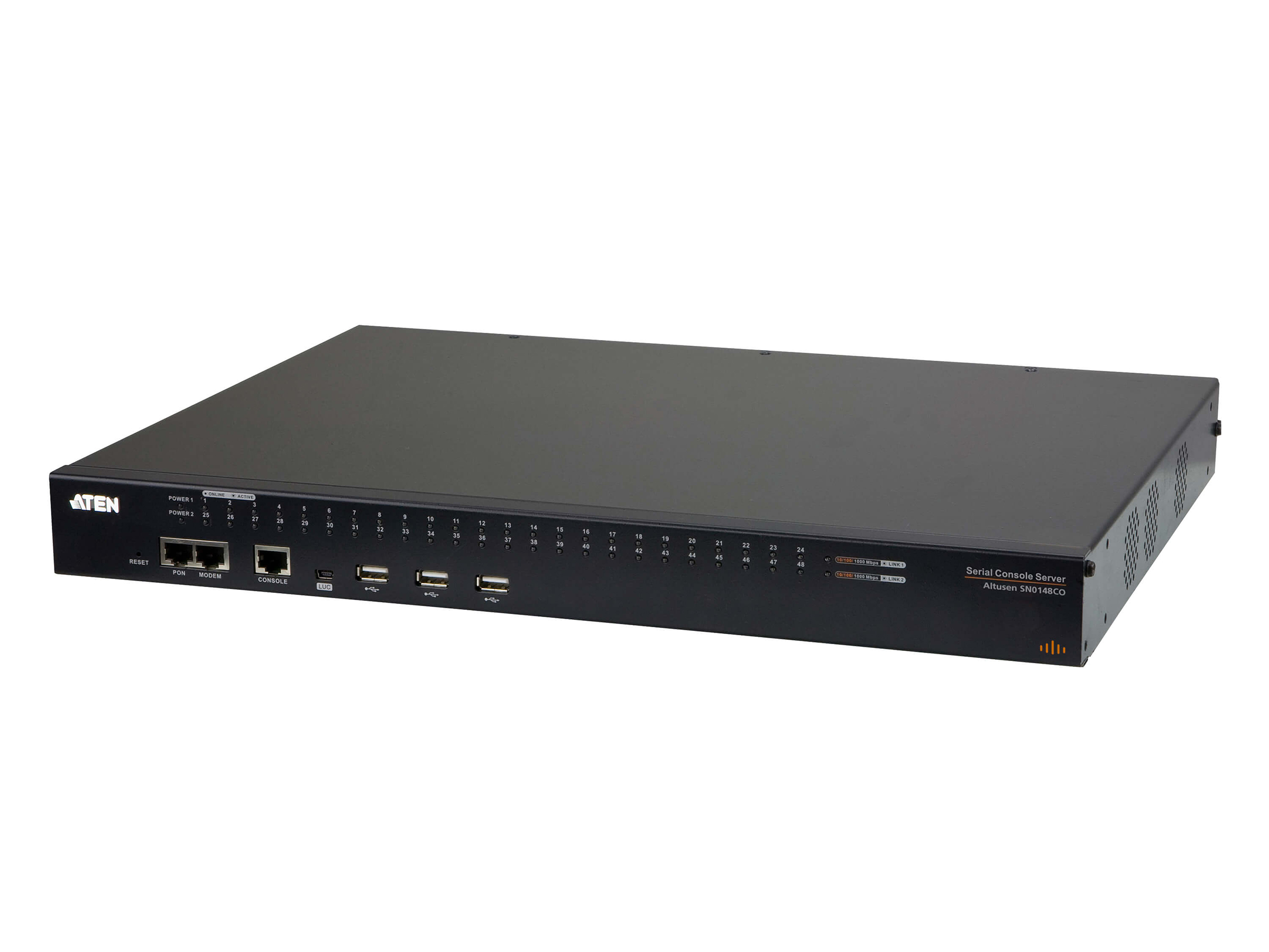 Aten SN0148CO 48-Port Serial Console Server with Dual Power/LAN