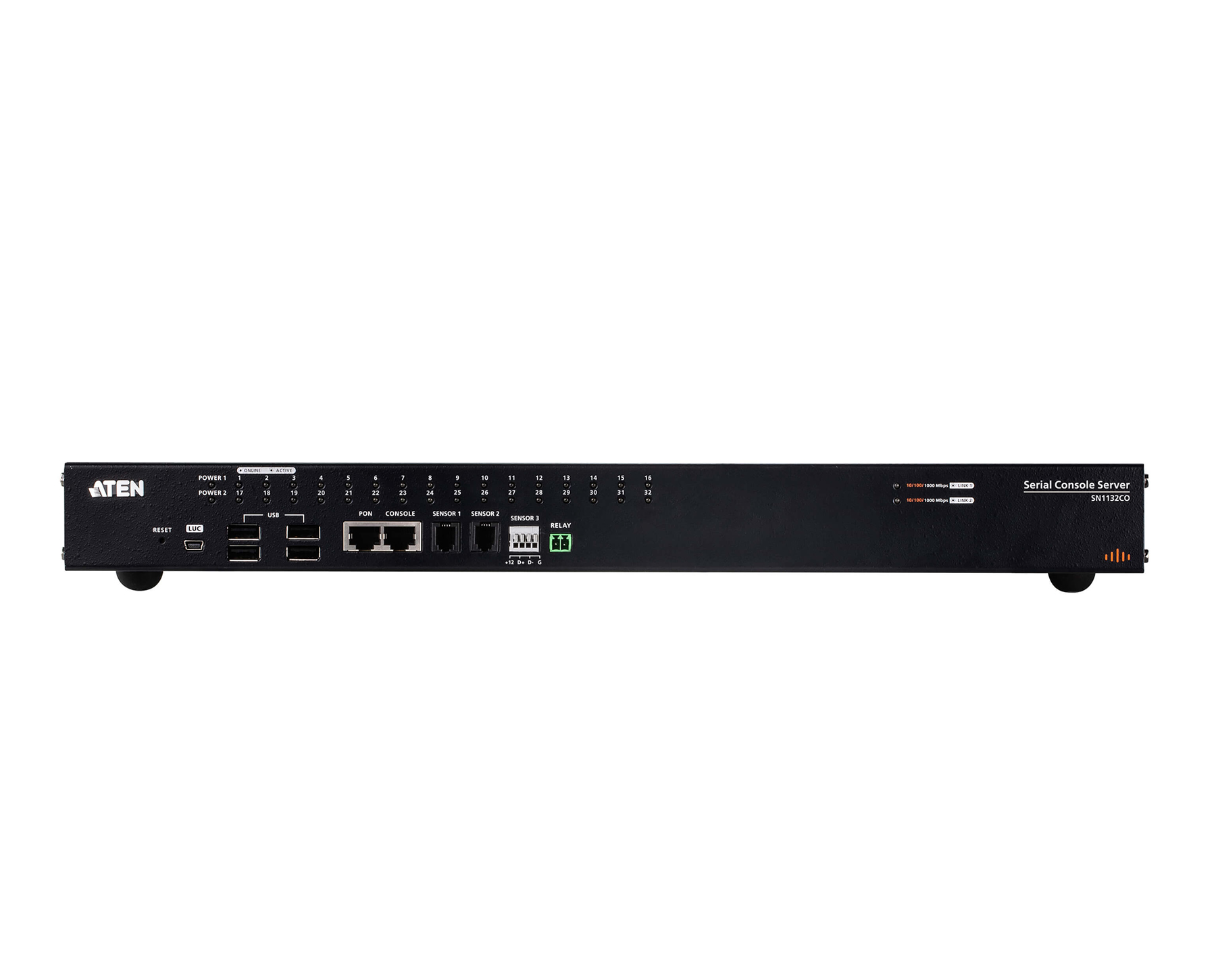 Aten SN1132CO 32-Port Serial Console Server with Dual Power / SFP - Image 2