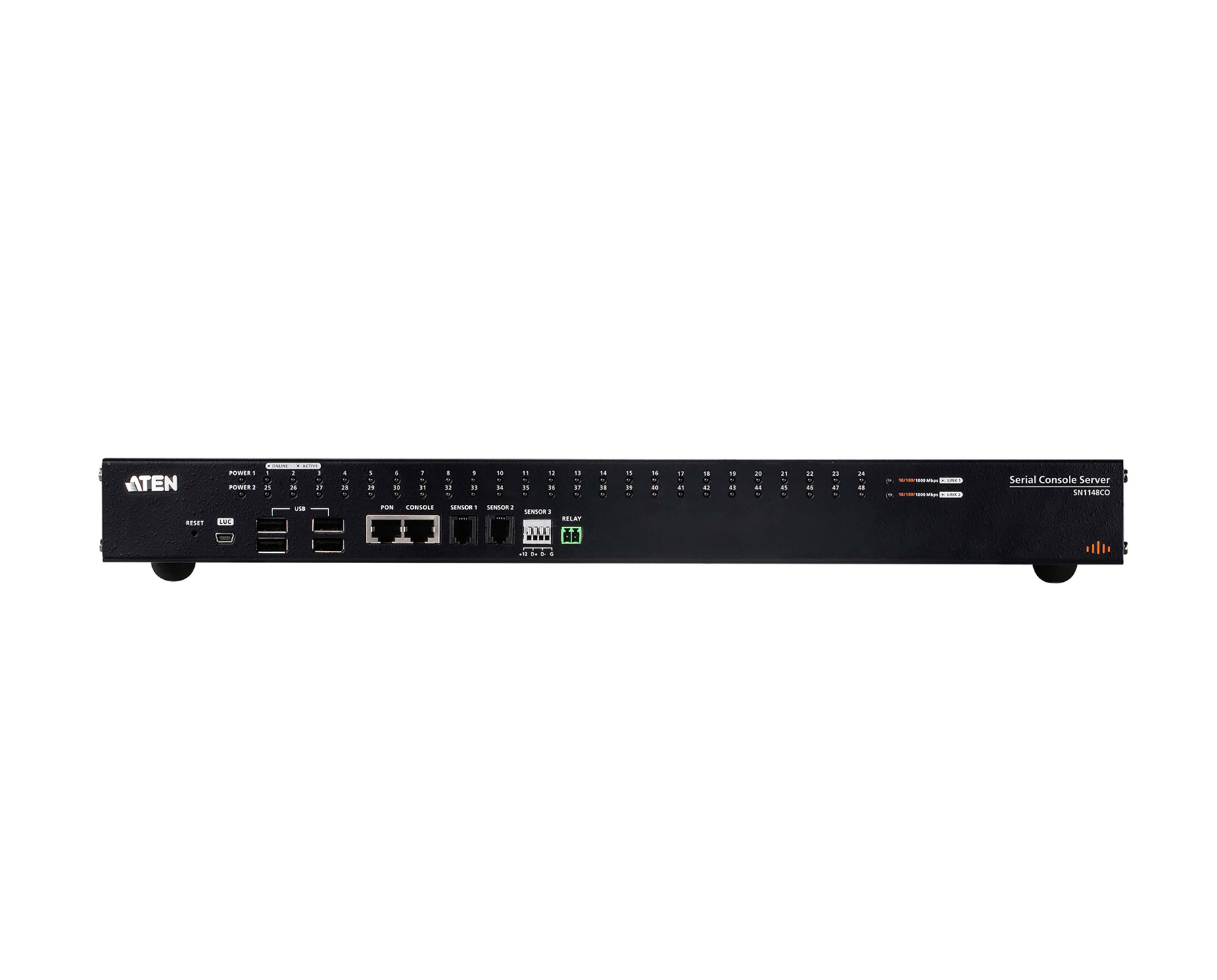 Aten SN1148CO 48-Port Serial Console Server with Dual Power / SFP - Image 2