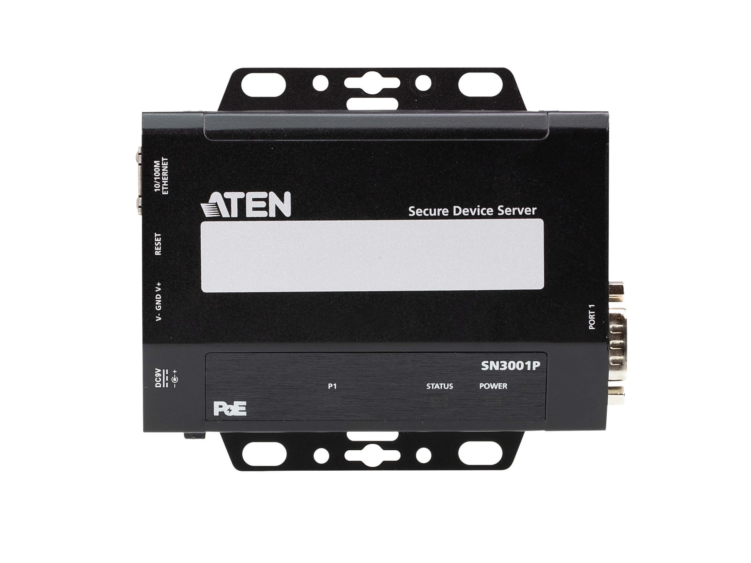 Aten SN3001P 1-Port RS-232 Secure Device Server with PoE - Image 3