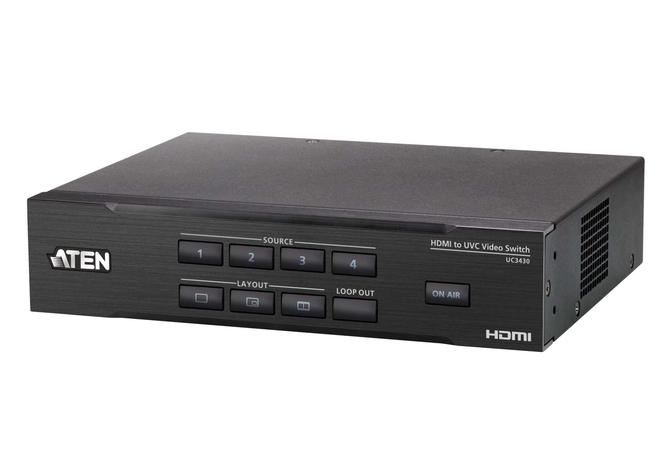 Aten UC3430 CAMLIVE™ PRO 4K 4-Input HDMI to USB Video Switcher