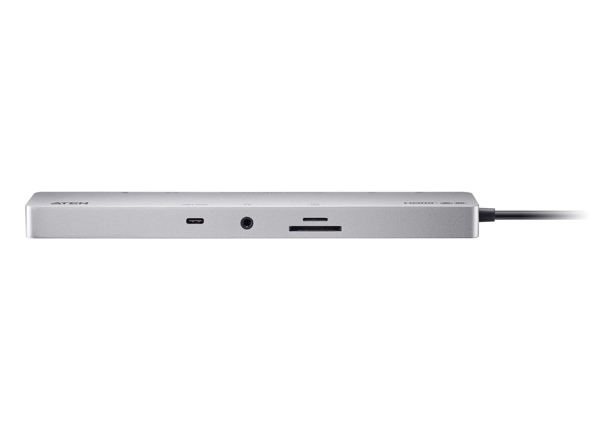 Aten UH3240 11-in-1 USB-C Multiport Dock with Power Pass-Through - Image 3