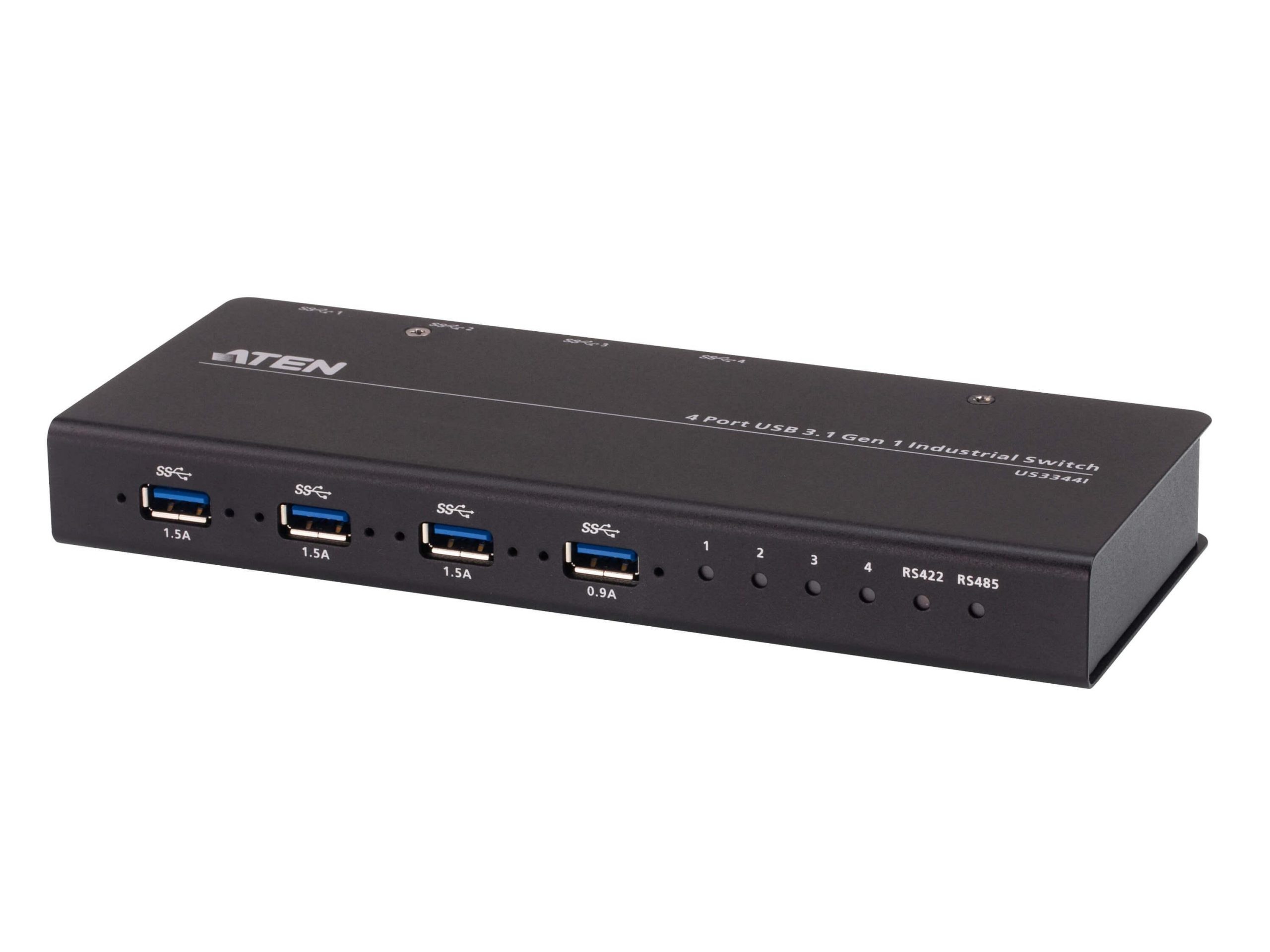 Aten US3344I 4×4 USB 3.1 Gen 1 Industrial Hub Switch