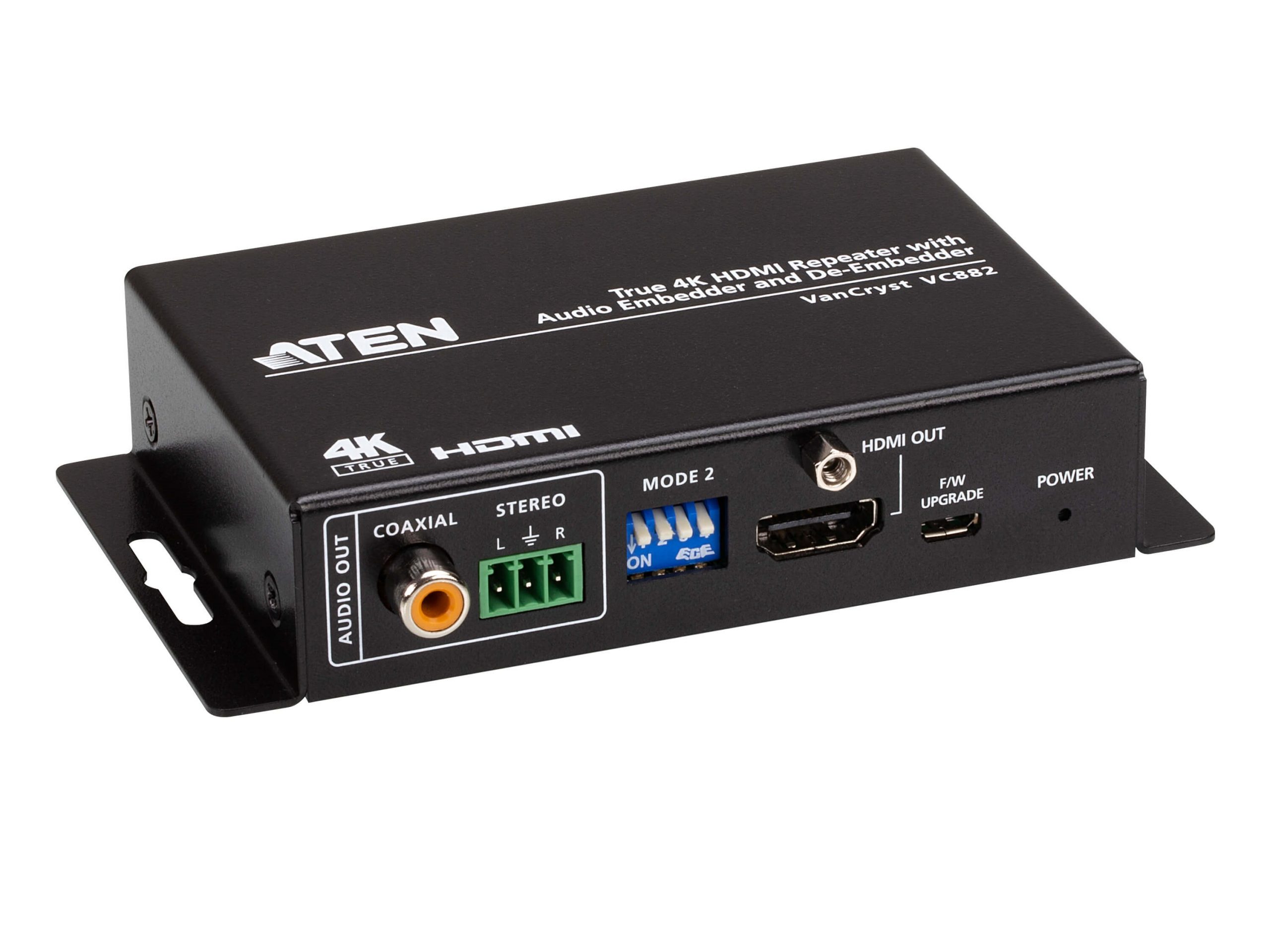 Aten VC882 True 4K HDMI Repeater with Audio Embedder and De-Embedder - Image 3