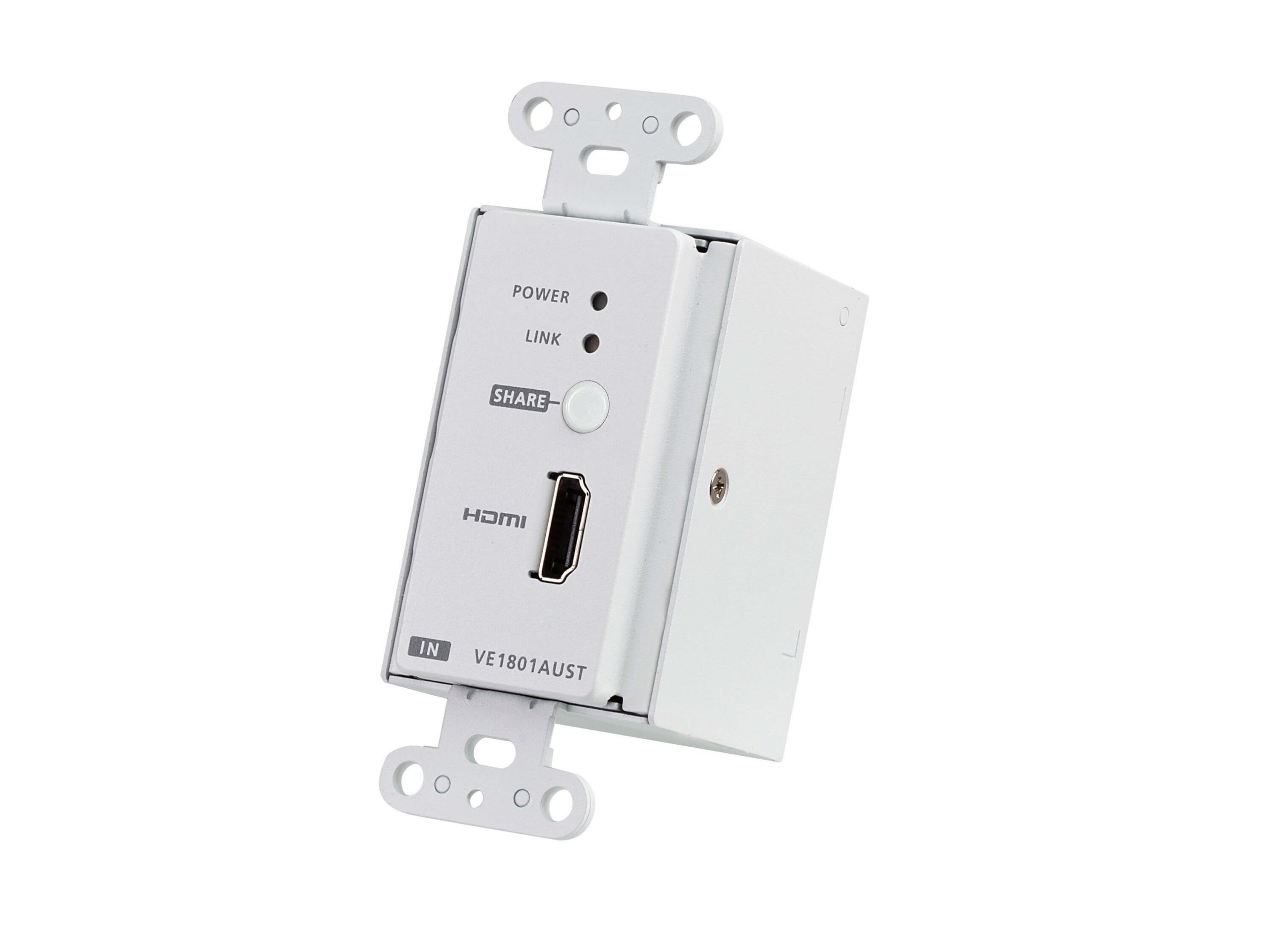 Aten VE1801AUST HDMI HDBaseT-Lite Transmitter with US Wall Plate/PoH (PoH PD)