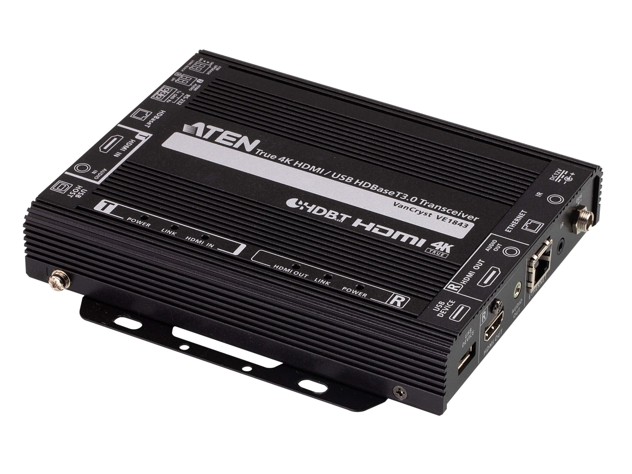 Aten VE1843 True 4K HDMI/USB HDBaseT 3.0 Transceiver