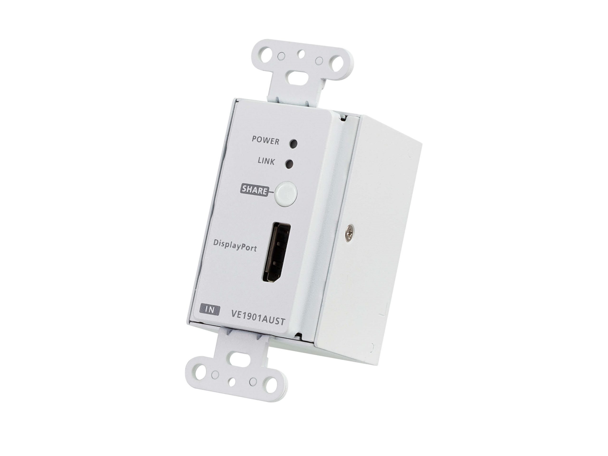 Aten VE1901AUST DisplayPort HDBaseT-Lite Transmitter with US Wall Plate/PoH