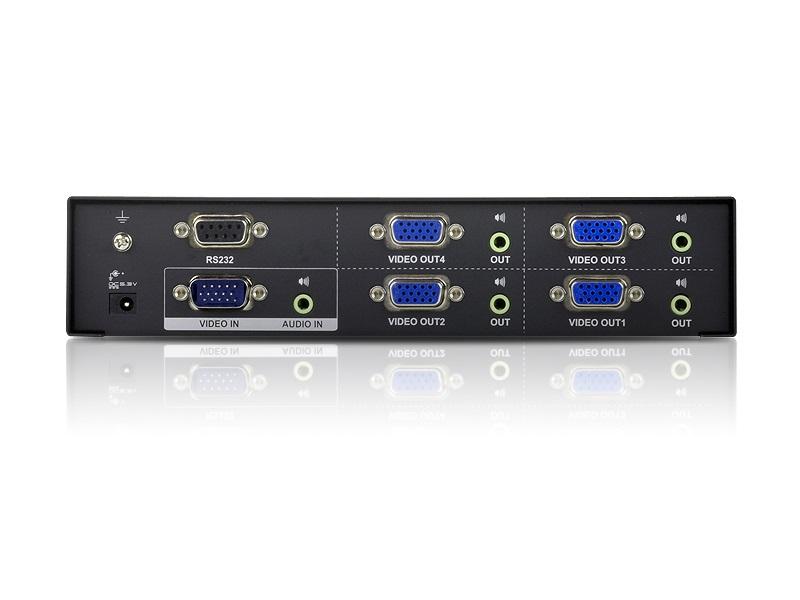 Aten VS0104 4-Port VGA/Audio Splitter (450MHz) - Image 3
