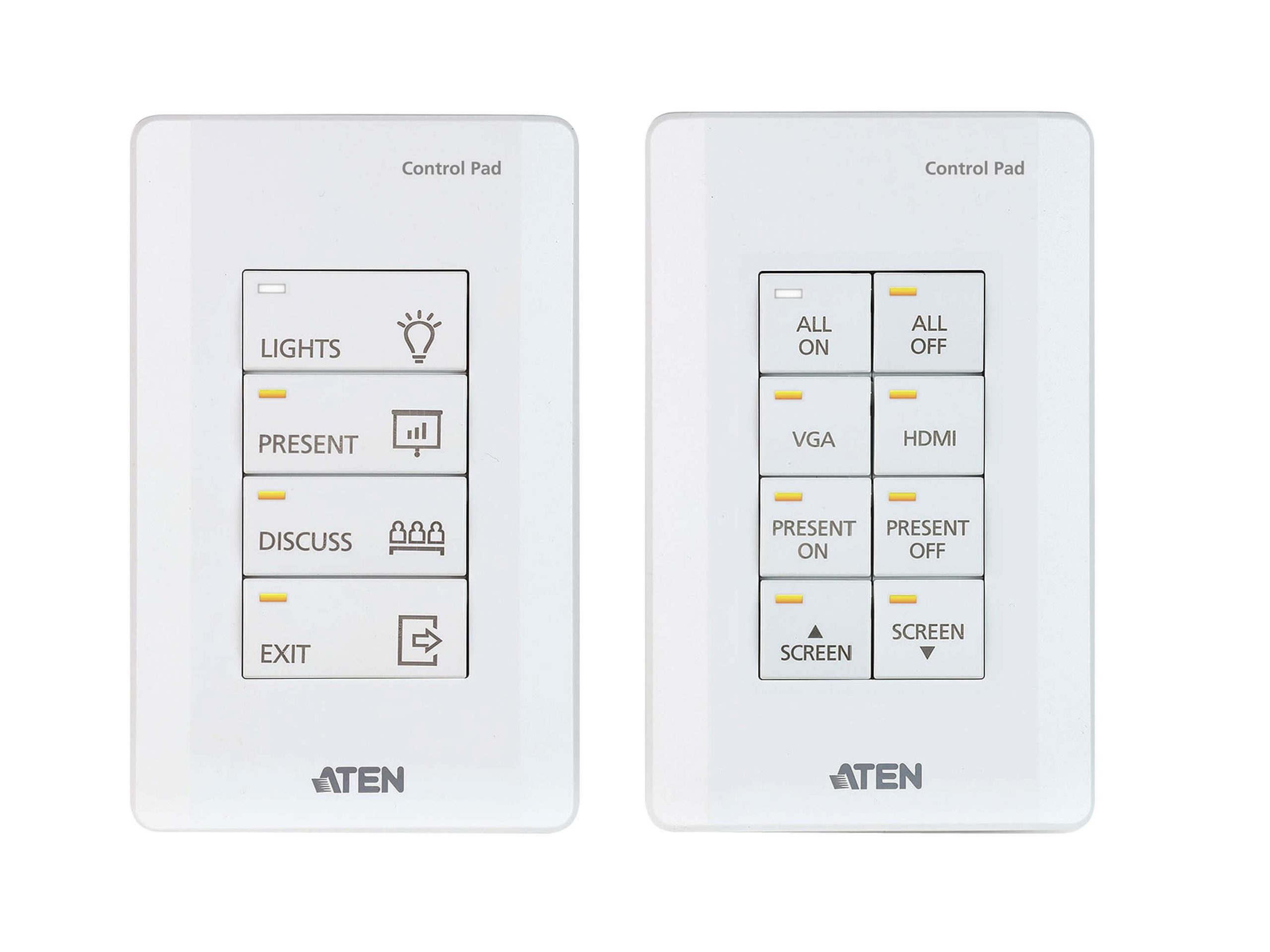 Aten VK0100 8-Button Control Pad (US/1 Gang)
