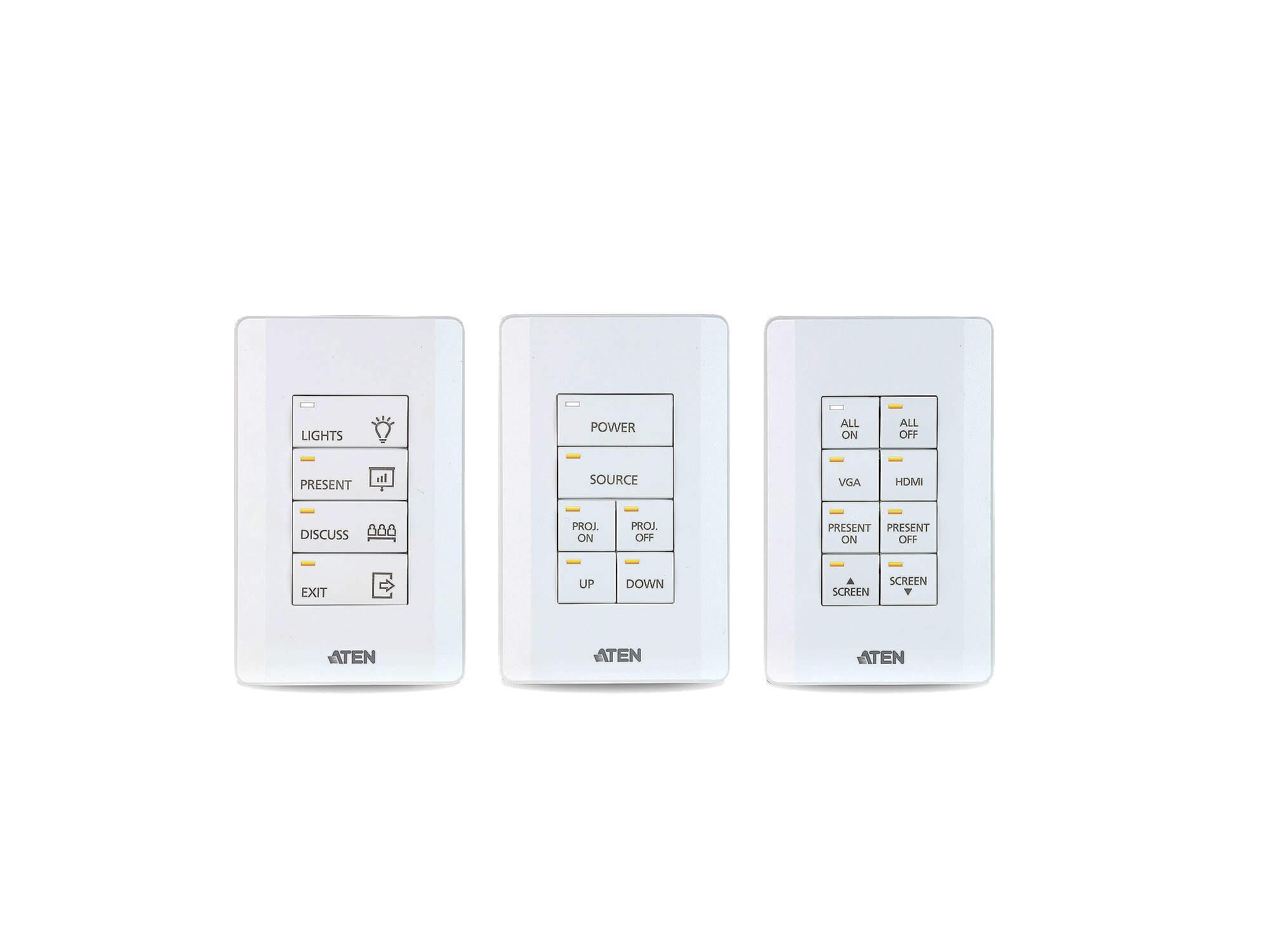 Aten VK108US ATEN Control System – 8-Button Keypad (US/1 Gang)