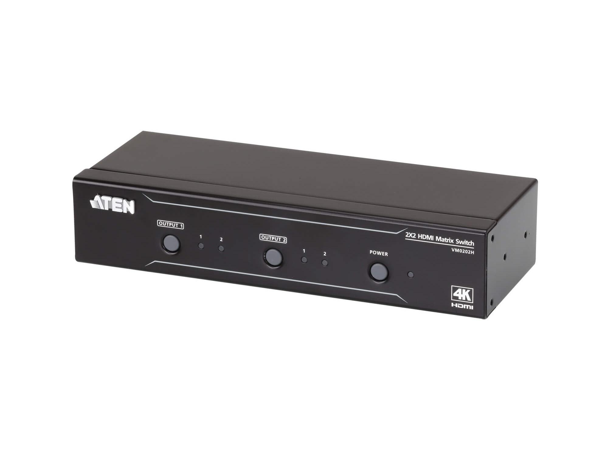 Aten VM0202H 2×2 4K HDMI Matrix Switch