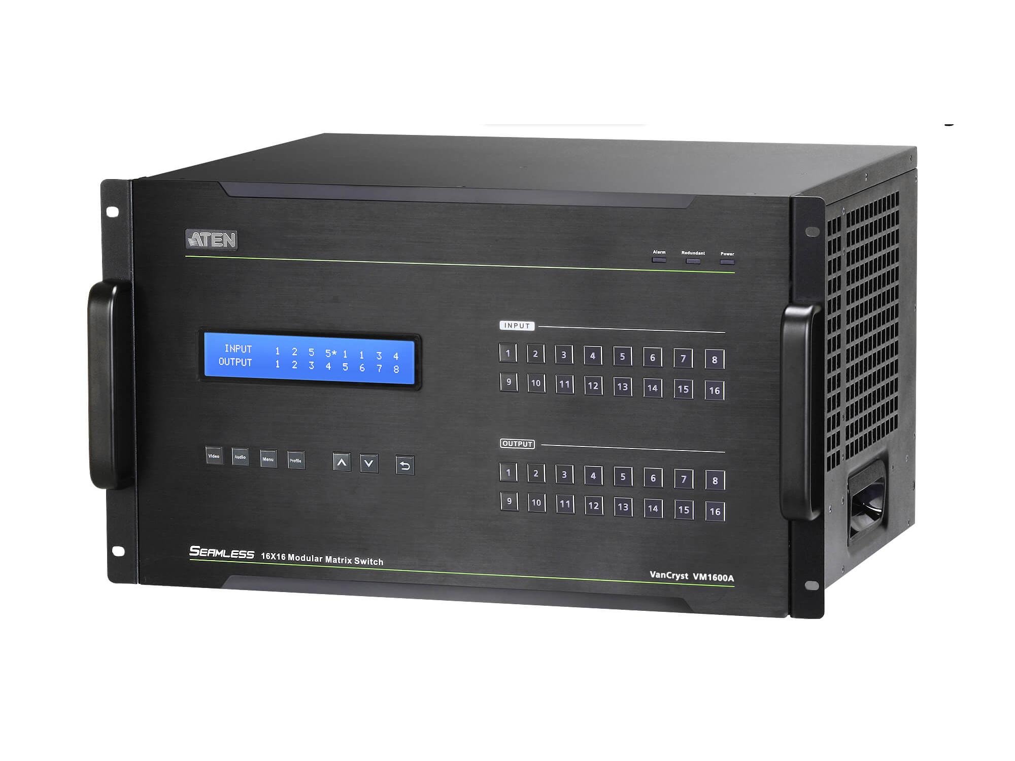 Aten VM1600A 16×16 Modular Digital Matrix Chassis