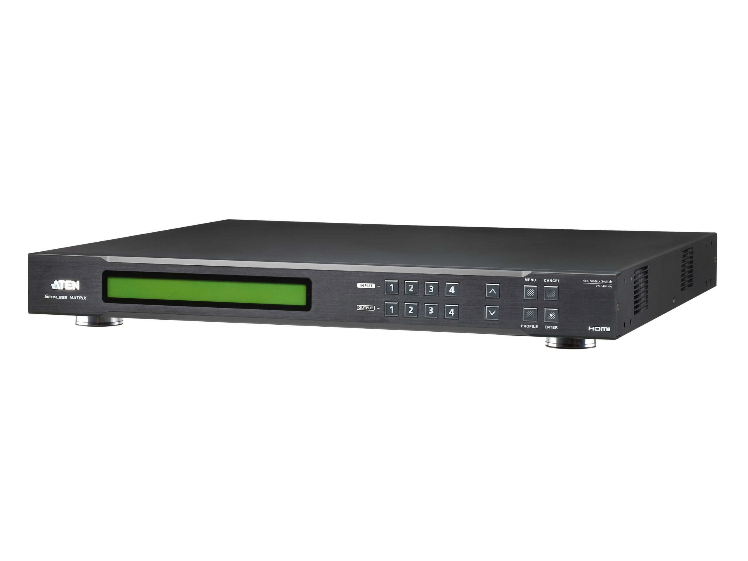 Aten VM5404HA 4×4 HDMI Scaling Matrix and Video Wall with Fast Switching/Audio Output and Local Output