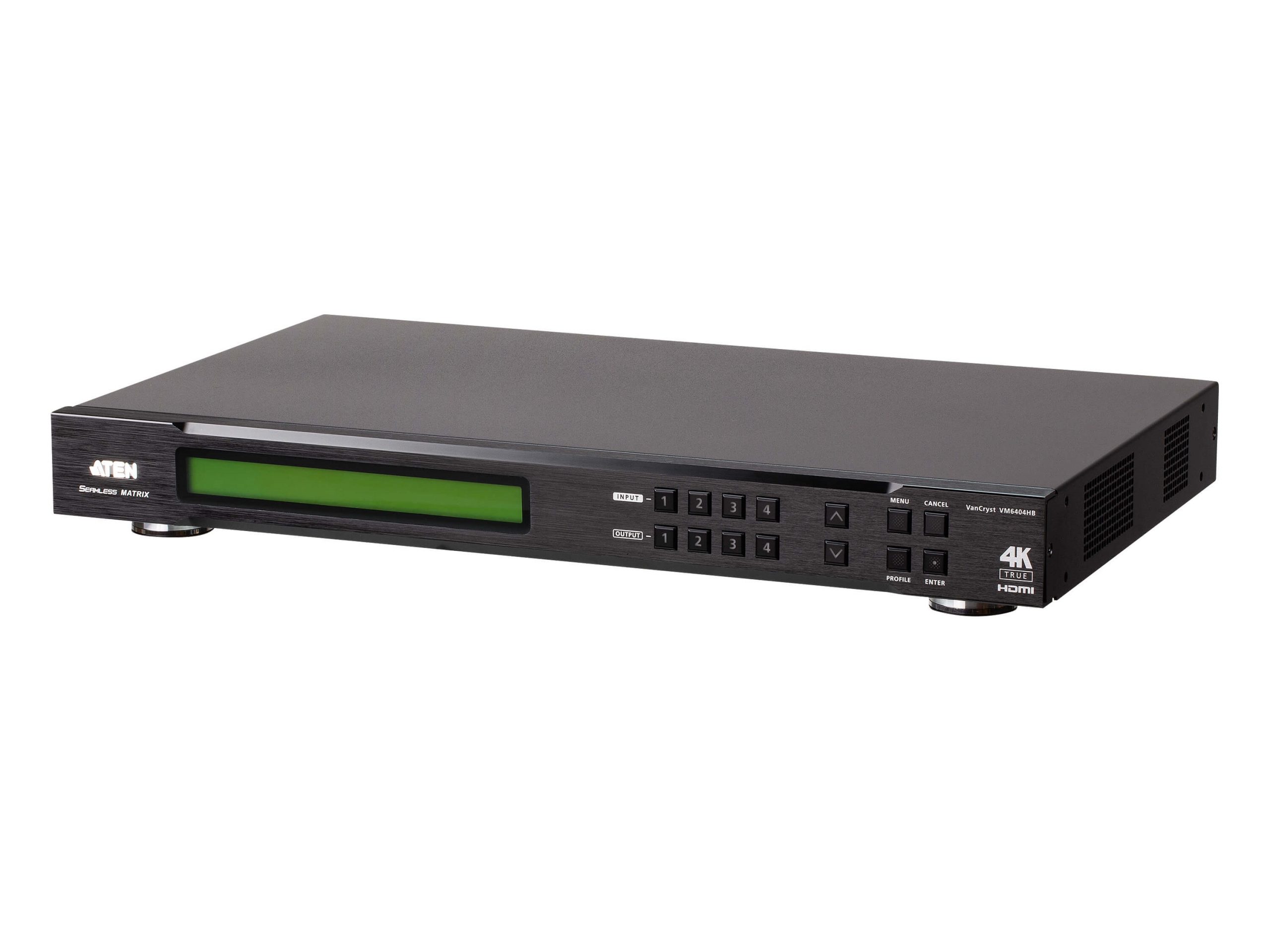 Aten VM6404HB 4×4 True 4K HDMI Matrix Switch with Scaler