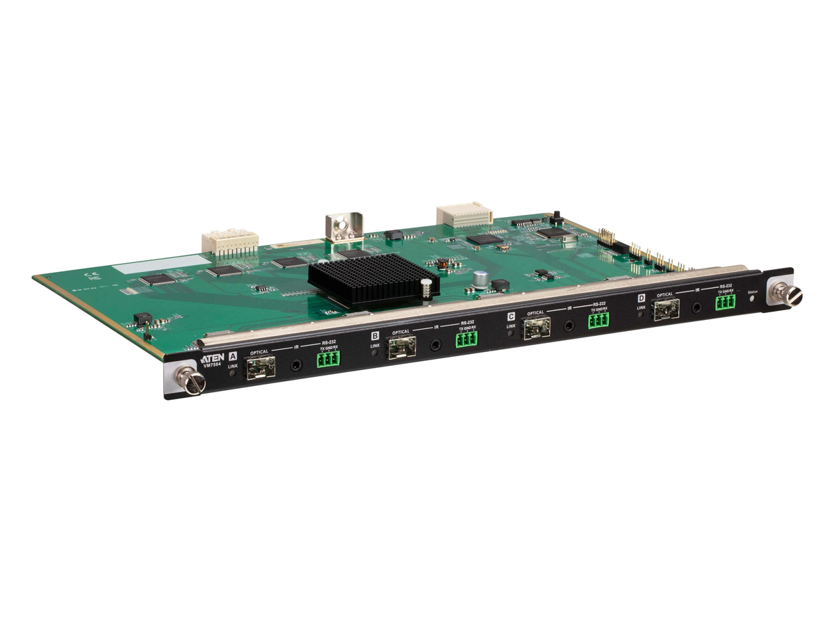 Aten VM7584K1 4-Port 10G Optical Input Board / HDMI 4K@60Hz(4:2:0) / 300m MM / SFP+