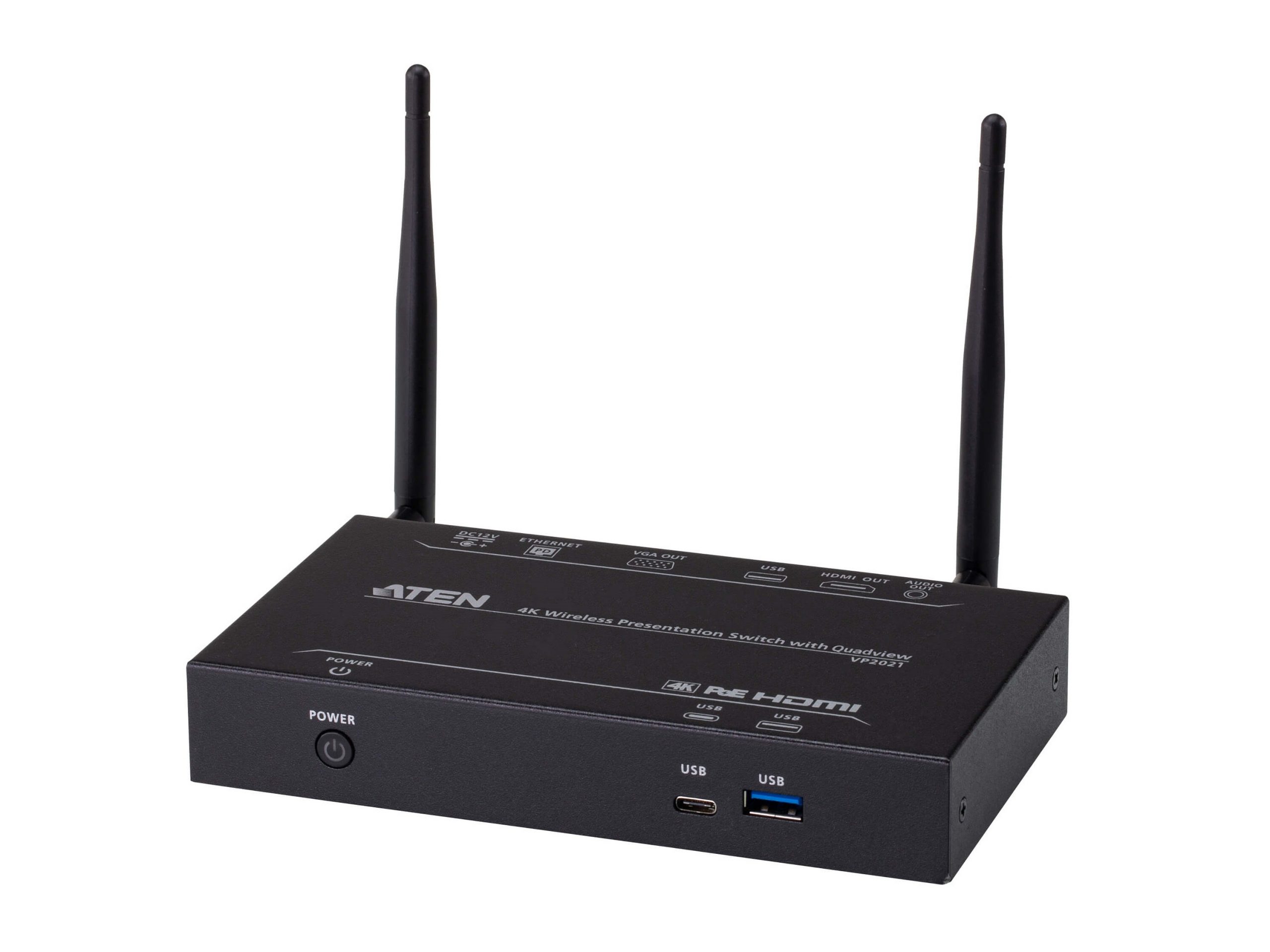 Aten VP2021 4K Wireless Presentation Switch with Quad View