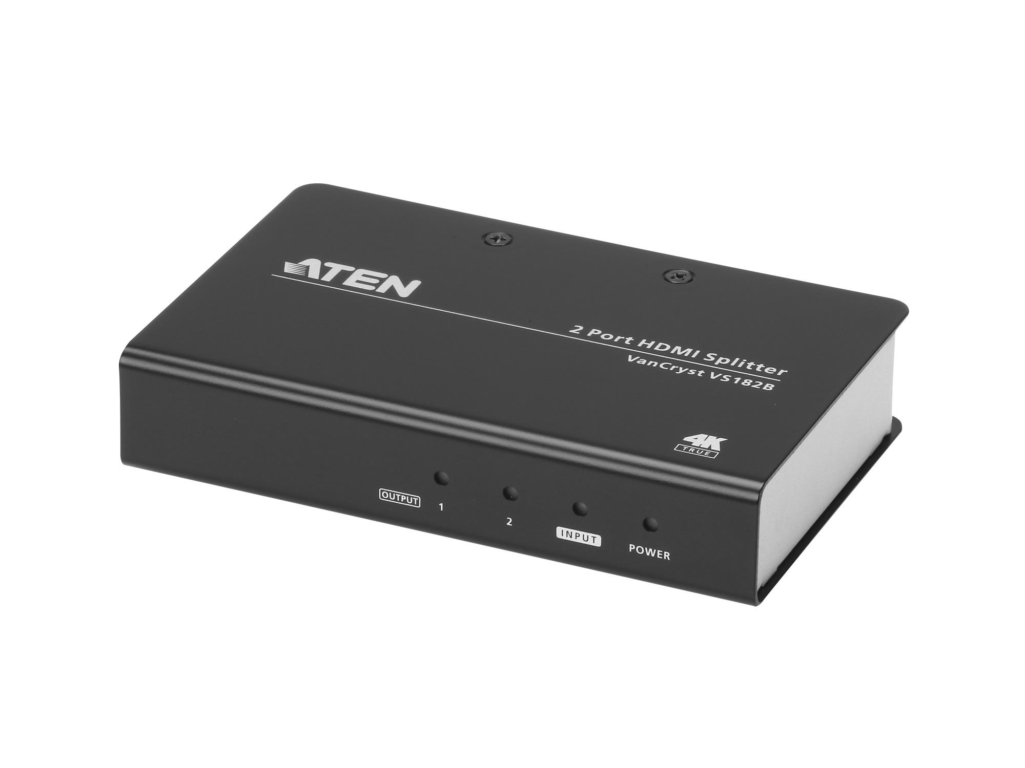 Aten VS182B 2-Port True 4K HDMI Splitter