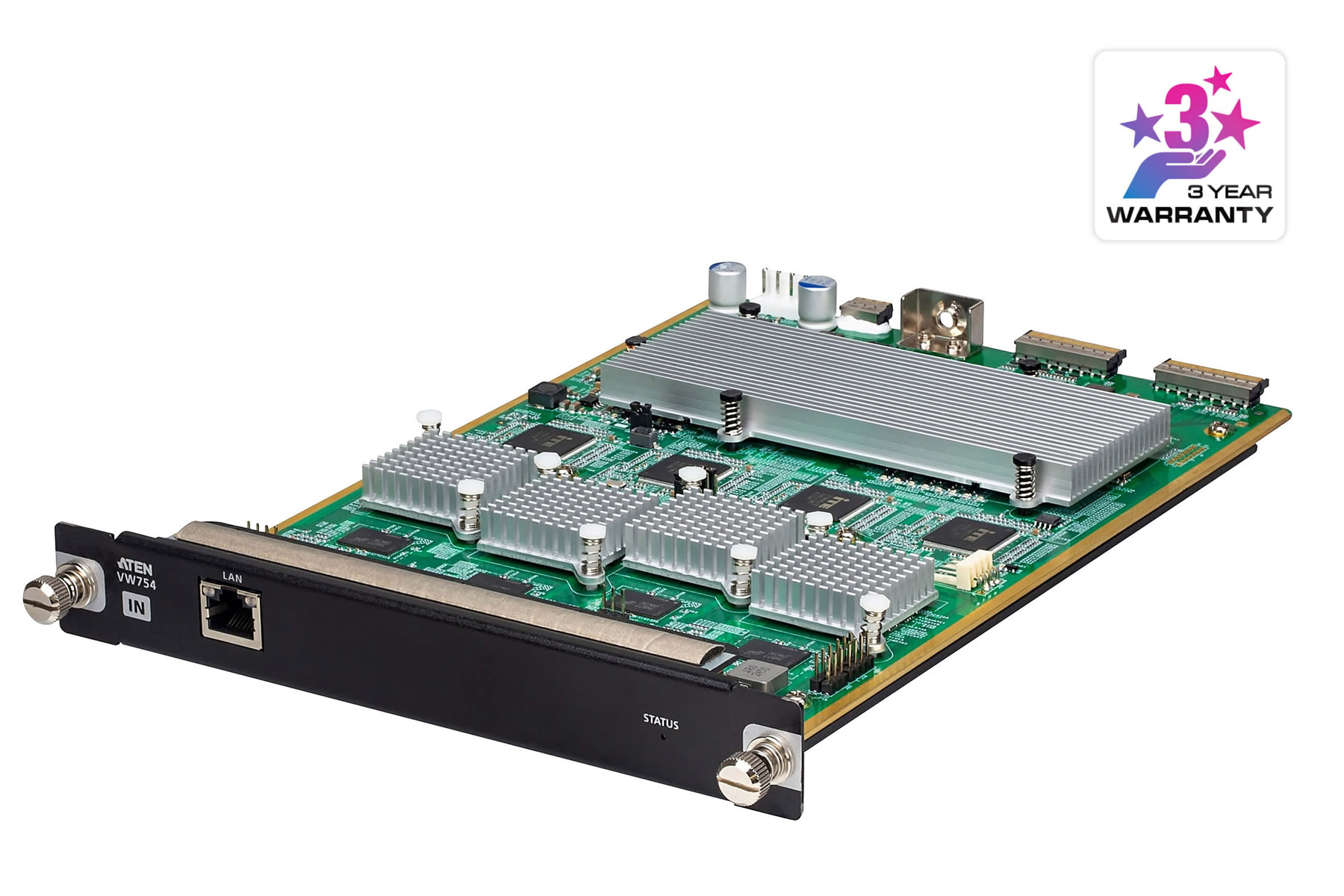 Aten VW754 4-Channel 4K H.265 IP Stream Decoder Input Card