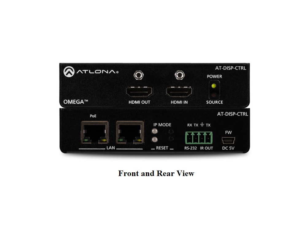 Atlona AT-DISP-CTRL Compact HDMI Display Controller