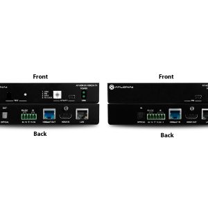 Atlona AT-HDR-EX-100CEA-KIT HDBaseT Extender Kit / 4K HDR 60Hz 4:4:4 / 18 Gbps / 330 ft / PoE / RS232 / IR / Ethernet