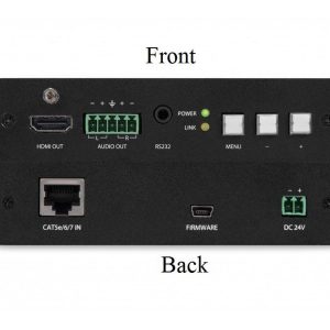 Atlona AT-HDVS-RX-b HDBaseT Receiver Scaler / HDMI Output / VGA Analog Audio De-embed / RS-232 / PoCc