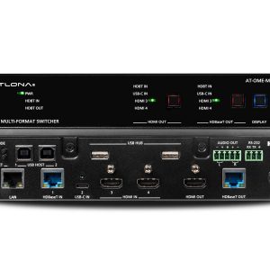 Atlona AT-OME-MS42-HDBT HDBaseT 4x2 4K/60 4:4:4 Matrix Switcher / HDMI / USB-C / USB 2.0