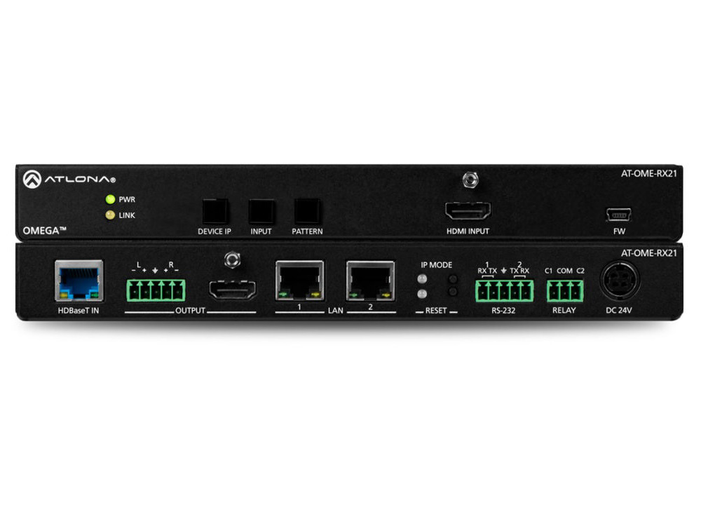 Atlona AT-OME-RX21 Omega 4K/UHD Scaler for HDBaseT and HDMI