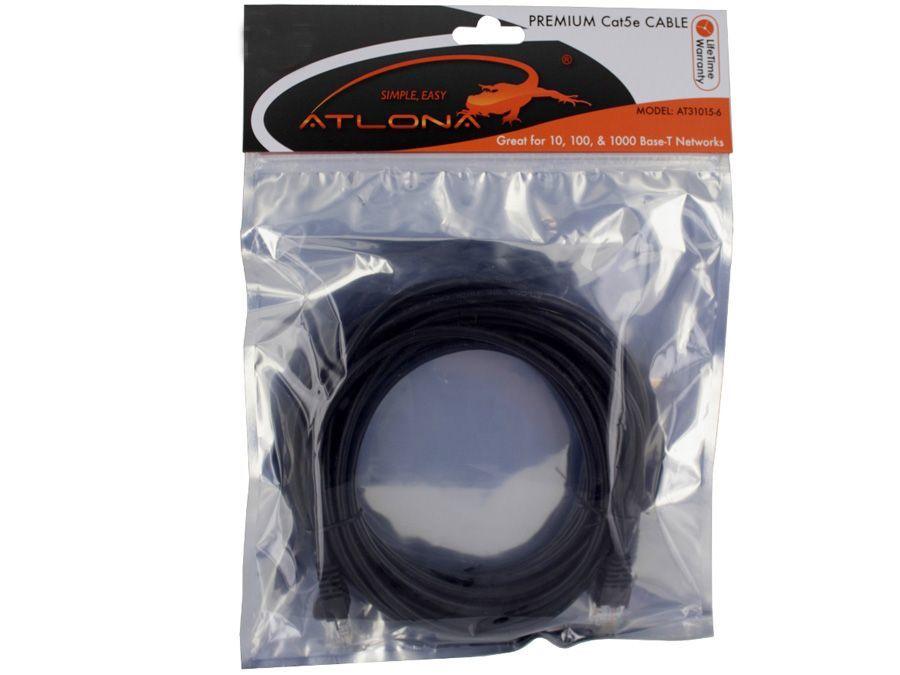 Atlona AT31015-6 20ft High-quality Snagless Cat5e Patch Cable (350MHz) - Image 3