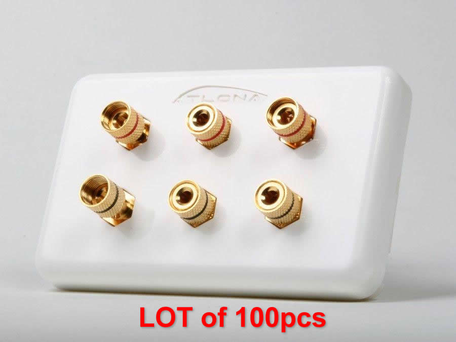 Atlona AT80060_L100 HIGH-QUALITY WALL PLATE FOR 3 SPEAKERS