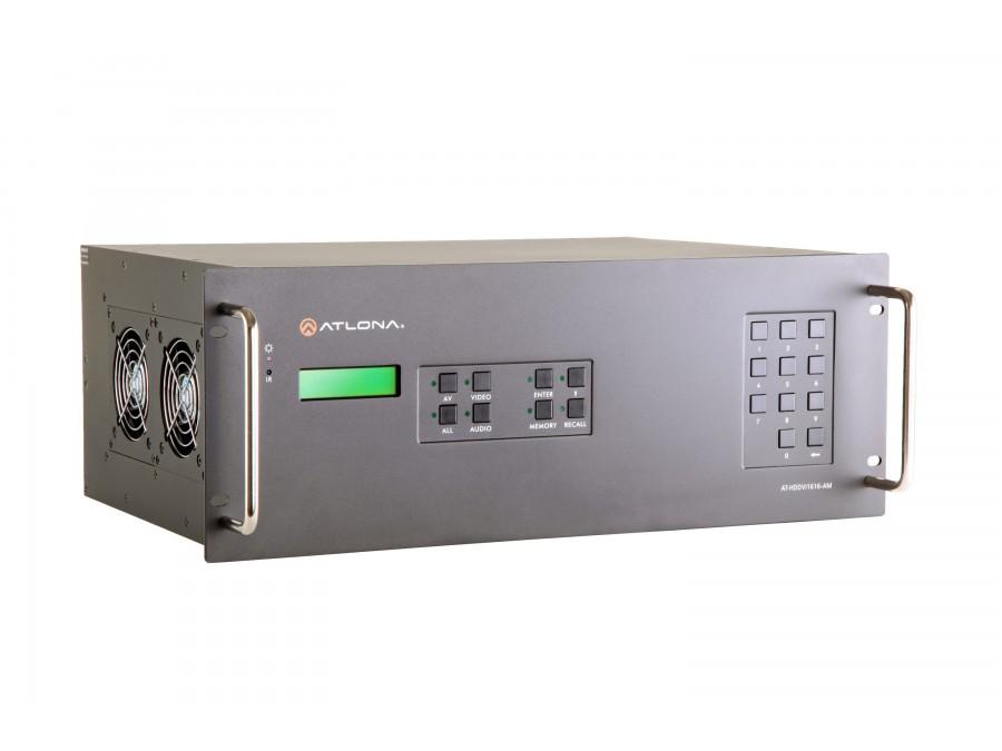 Atlona AT-HDDVI1616-AM 16×16 DVI and Audio Matrix Switcher