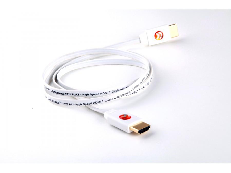 Atlona AT-LCF-8 8ft Flat HDMI High Speed Ethernet Cable for Bluray HDTV PS3 ROKU Xbox One