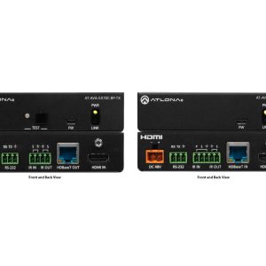 Atlona AT-AVA-EX70C-BP-KIT HDBaseT Extender Kit 4K/UHD 60Hz 4:2:0 130ft ARC RS-232 / IR / Bidirectional Power