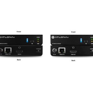 Atlona AT-HDR-EX-70-2PS HDBaseT HDMI Extender Kit / 4K60 4:4:4 HDR / 18 Gbps / 130ft CAT6a/7