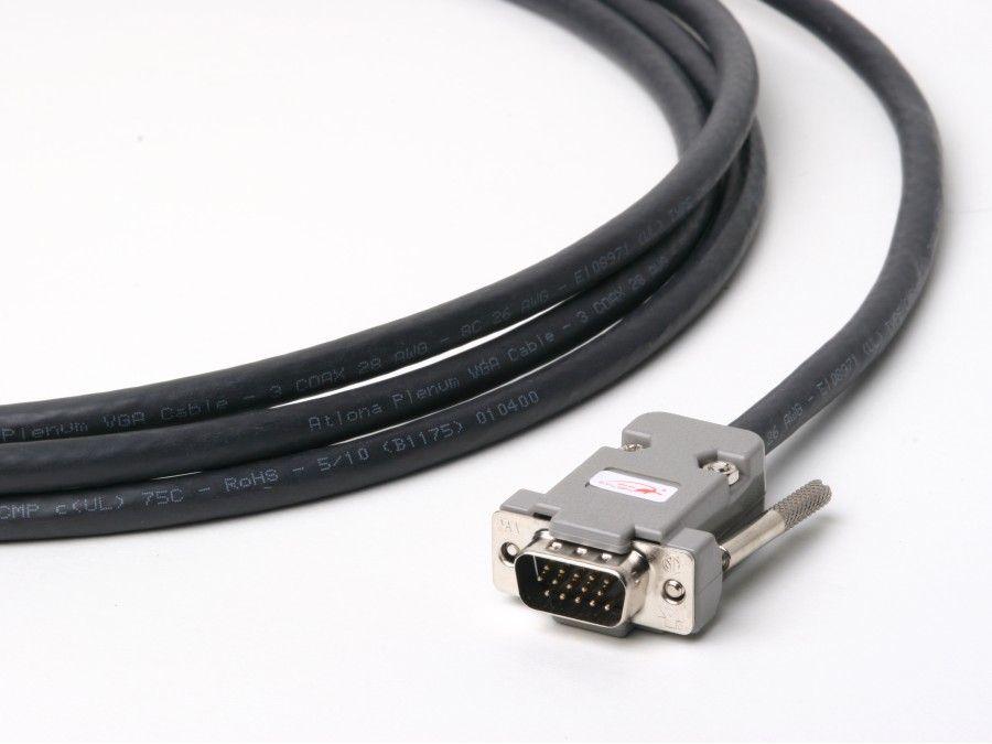 Atlona ATP-18009-8 25ft Plenum VGA (HD15) Male/Male Cable (up to QXGA 2048×1536)