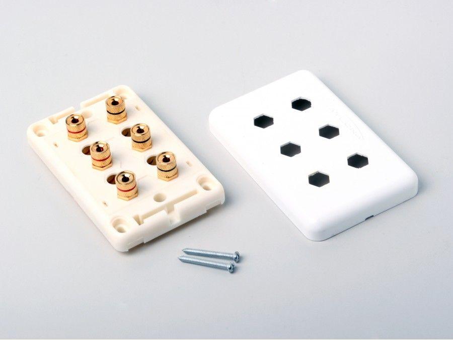 Atlona AT80060 High-Quality Wall Plate for 3 Speakers - Image 3
