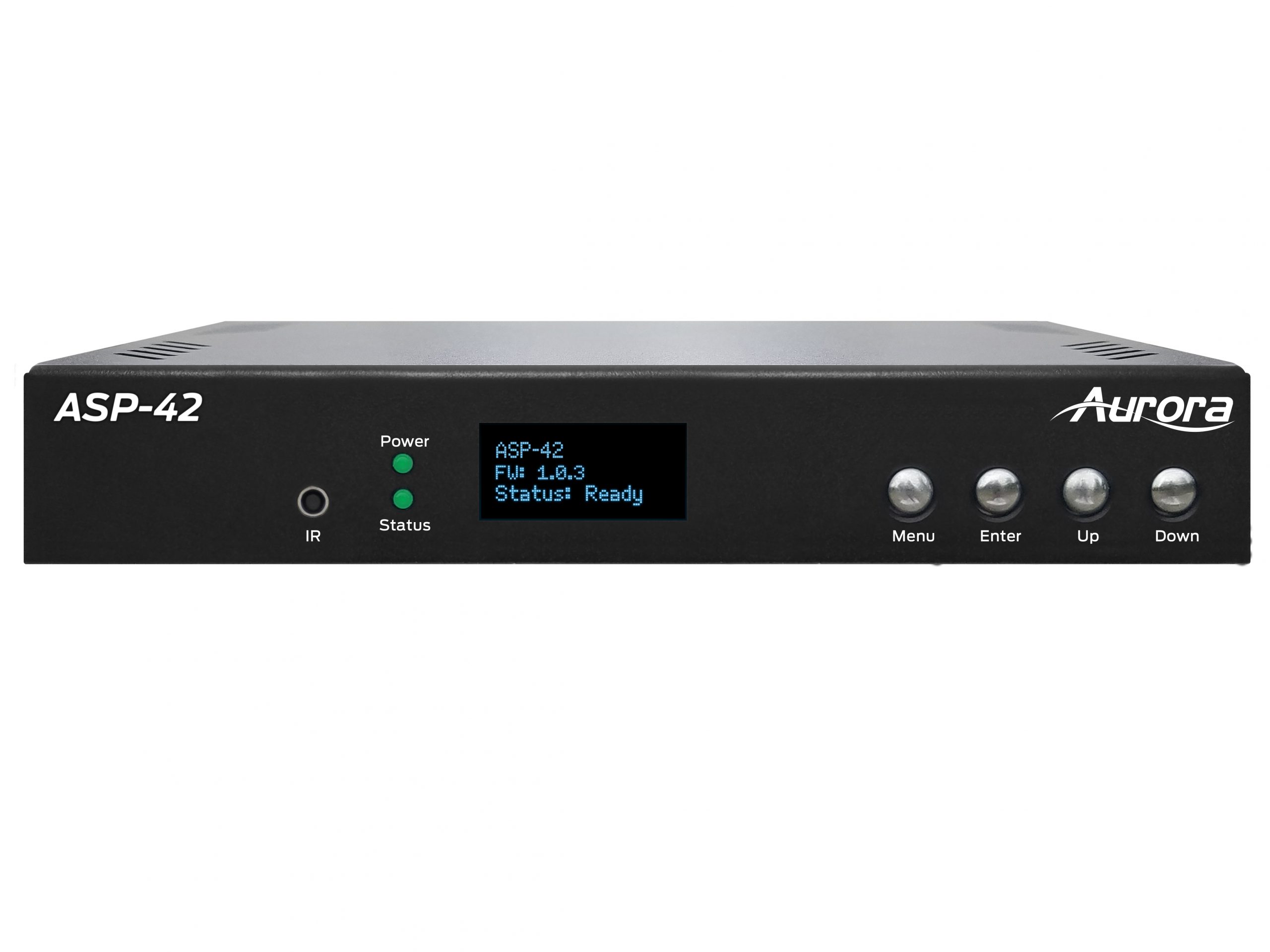 Aurora Multimedia ASP-42 4K60 4x4x4 4×2 HDMI Matrix with USB 3.1 Capture/RS-232/IR and CEC Control and Dante Audio Option