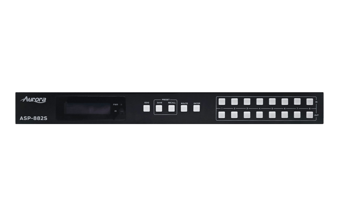 Aurora Multimedia ASP-882S 8×8 4K60 HDMI Matrix